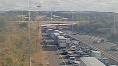 M1 motorway closed near Loughborough after crash — Loughborough news photo